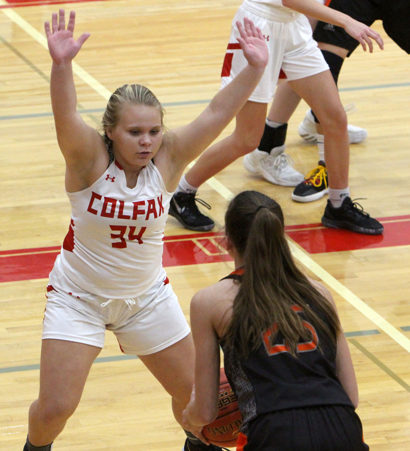 Bloomer girls basketball at Colfax 11-22-21